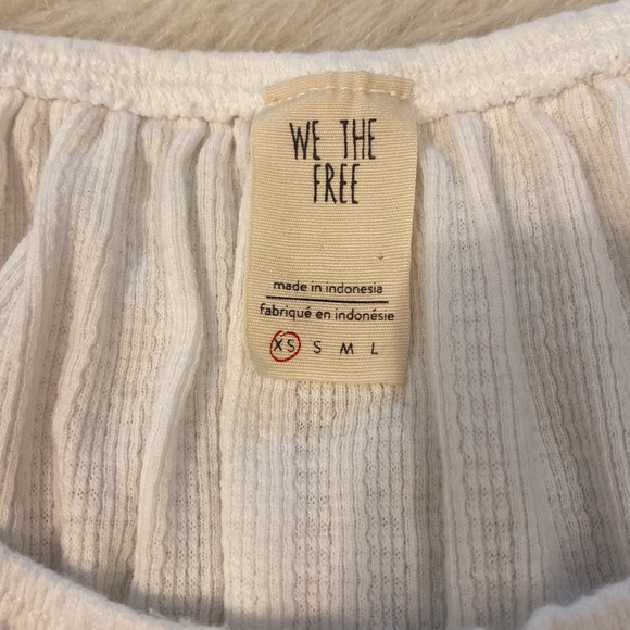 Free People Wee The Free Mint Julep Top-White - Picture 8 of 12